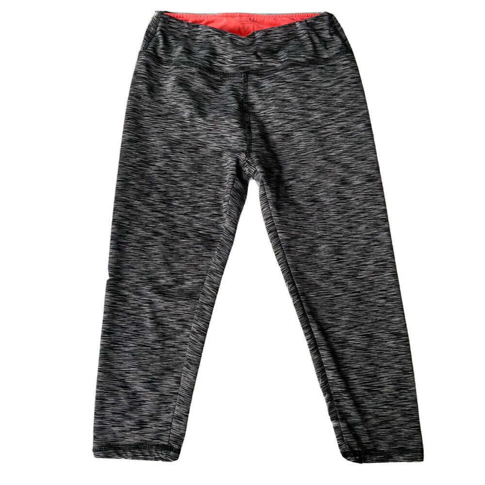 Athletic Collection By 26 International Leggings Sz M Active Capri Cropped Yoga